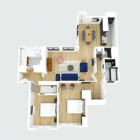 شقة Classy Montaigne 2br 7p *
